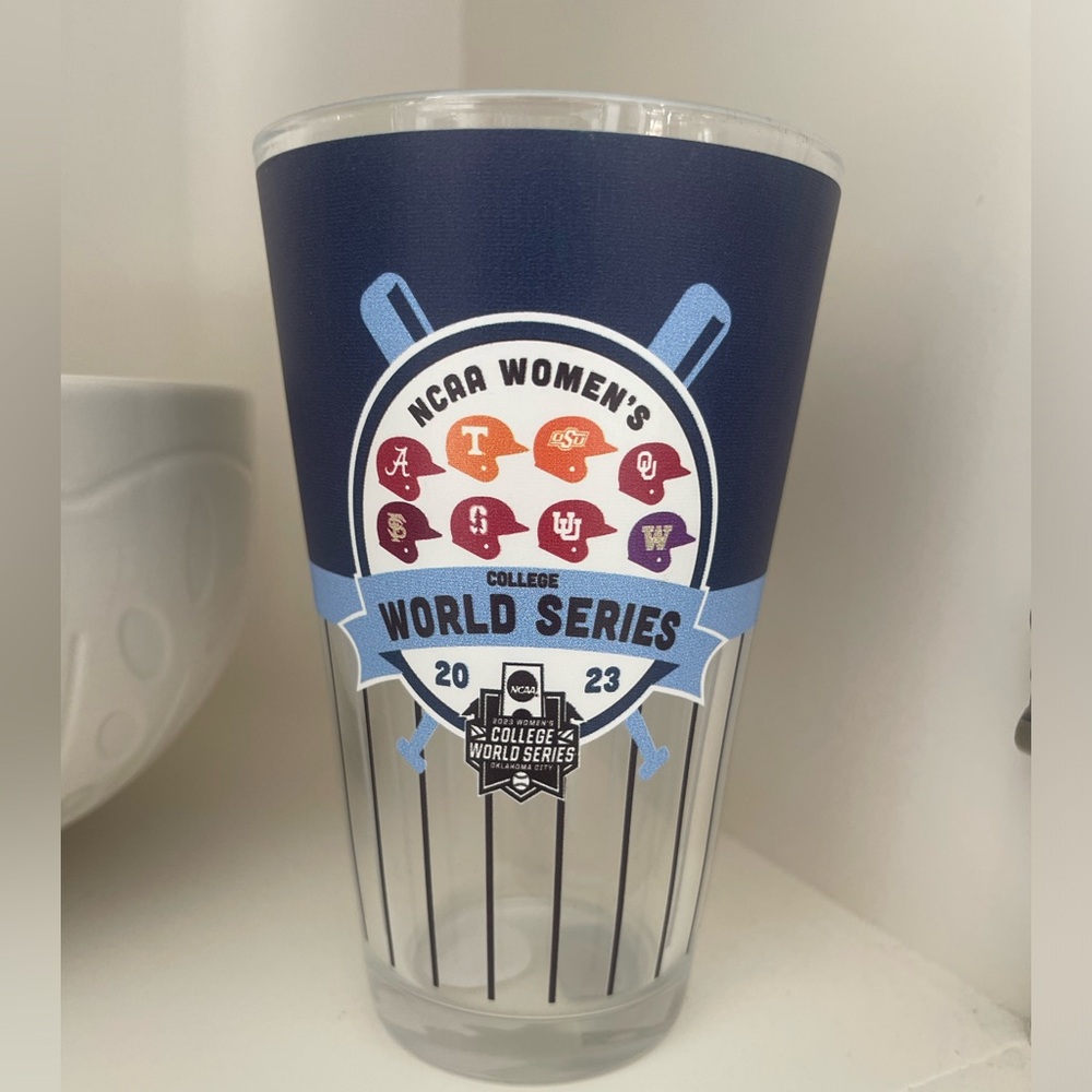 NCAA softball college World Series 2023 pint glass new